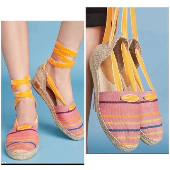 Penelope Chilvers X Anthropologie Shoes - Penelope Chilvers Valencia Woodstock Espadrilles Wedges X Anthropologie Sz EU40